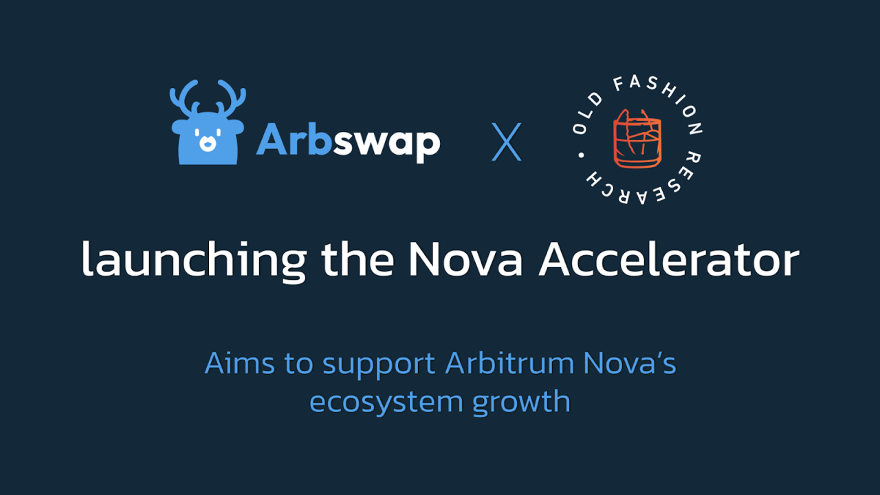 Arbswap lanza el acelerador Nova para respaldar el crecimiento del ecosistema de Arbitrum – Comunicado de prensa Bitcoin Noticias