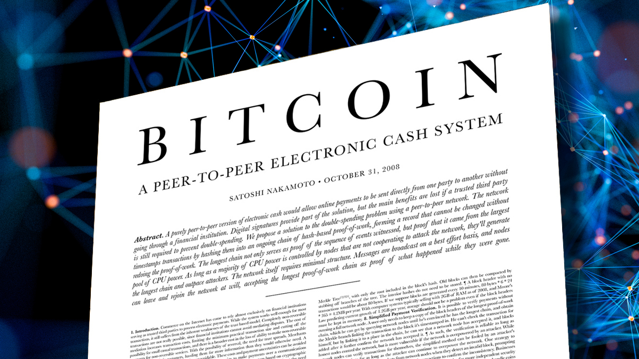 Satoshi Nakamoto’s Seminal Bitcoin White Paper Turns 14 Today