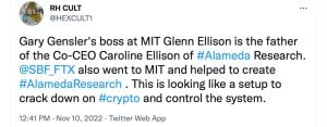 Report Says Alameda Research ‘Didn’t Trade Crypto,’ Speculators Think SBF’s Political Connections Let FTX Fly Under the Radar Report Says Alameda Research ‘Didn’t Trade Crypto,’ Speculators Think SBF’s Political Connections Let FTX Fly Under the Radar
