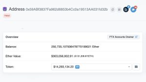 'FTX Accounts Drainer' Now Holds Over 250,000 ETH, Address Is the 27th Largest Ethereum Wallet 'FTX Accounts Drainer' Now Holds Over 250,000 ETH, Address Is the 27th Largest Ethereum Wallet
