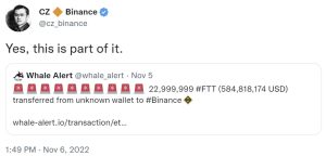 Crypto Exchange Binance Dumping All FTX Token Holdings — CEO Cites 'Recent Revelations' Crypto Exchange Binance Dumping All FTX Token Holdings — CEO Cites 'Recent Revelations'