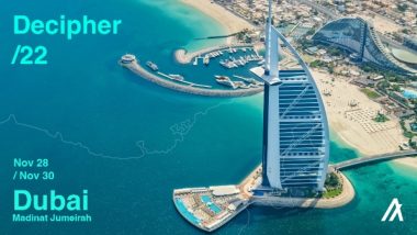 Experience the Blockchain-Powered Future of Finance, Smart Cities, and the Creator Economy at Decipher, 28th-30th November in Dubai