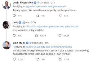 Elon Musk, Jack Dorsey Address Suggestions To Allow Less Anonymity On ...