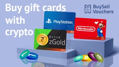 Buy Gift Cards With Crypto on BuySellVouchers Gift Card Marketplace