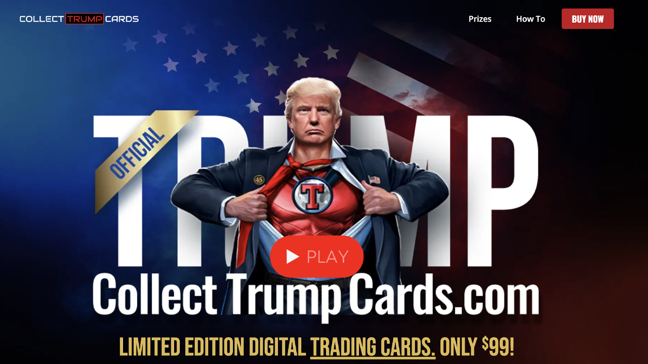 Trump Launches NFT Card Collection — Sweepstake Winners Could Dine or Golf With the 45th President