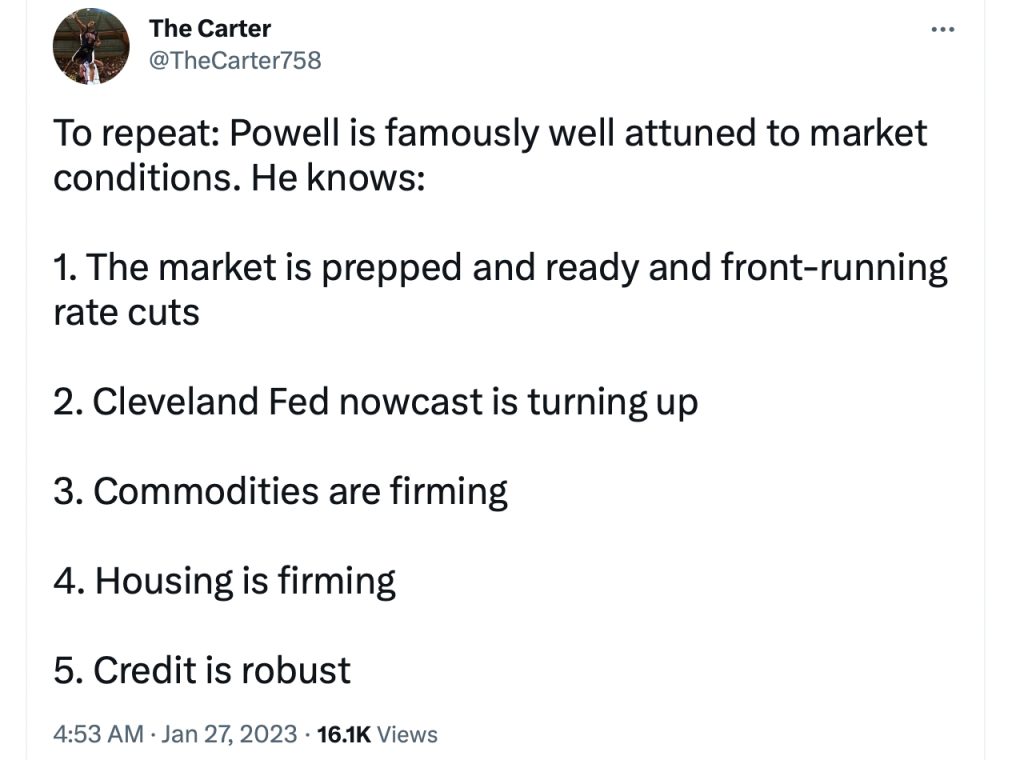 Market Strategist Warns of ‘Blood’ on February 1 Ahead of Fed Meeting