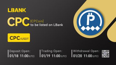 CPCoin (CPC) Is Now Available for Trading on LBank Exchange