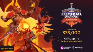 Elemental Raiders Hosts a $35,000 GFAL Ignite Tournament, Powered by BNB Chain