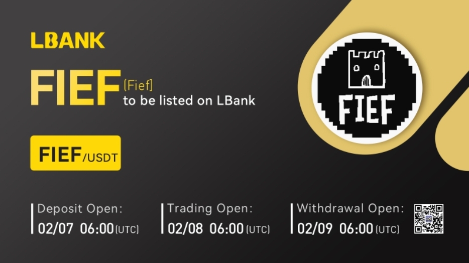 LBank Exchange Will List Fief (FIEF) on February 8, 2023 – Press release Bitcoin News