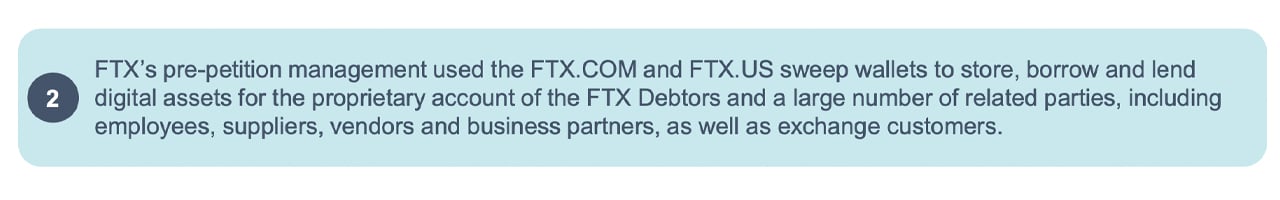 Los prestatarios de FTX informan un déficit significativo y activos 