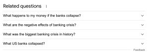 Google Trends Data Reveals Searches for 'Banking Crisis,' 'Bank Runs,' Skyrocket Google Trends Data Reveals Searches for 'Banking Crisis,' 'Bank Runs,' Skyrocket