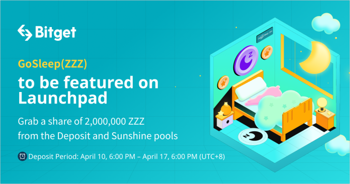 Bitget Features GoSleep (ZZZ) on Launchpad and Introduces Sunshine Pool