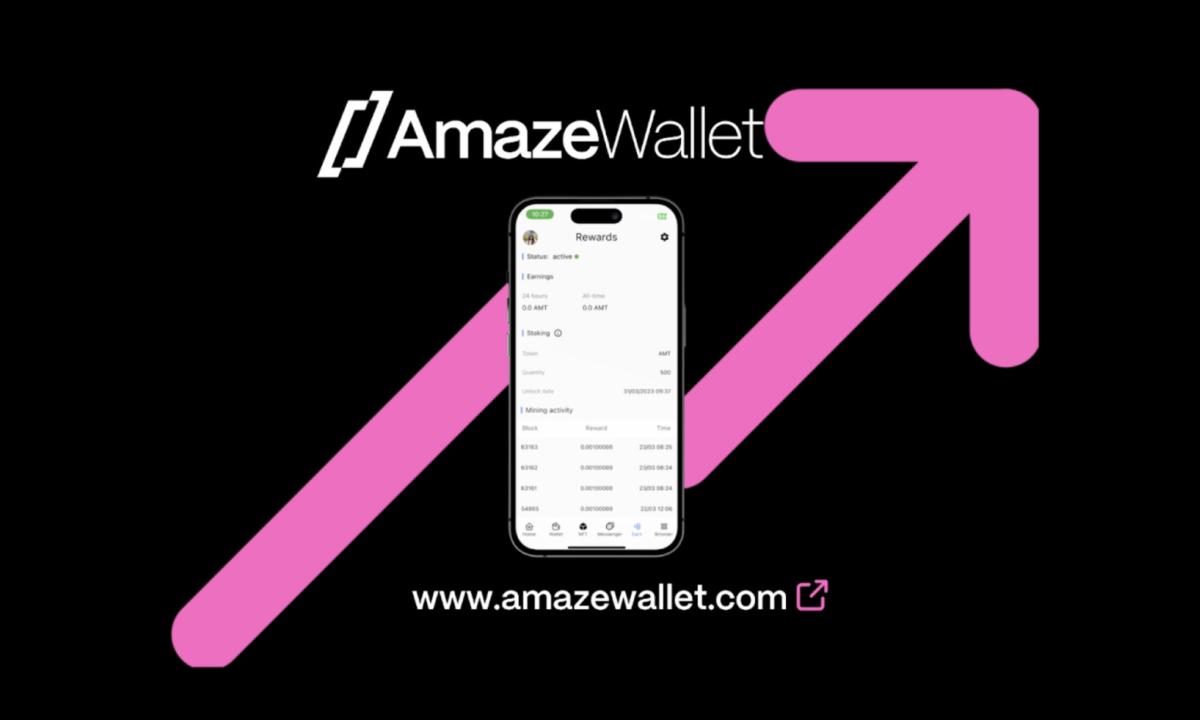 Amazewallet pre launch mining skyrockets 3 293 in 1 month press