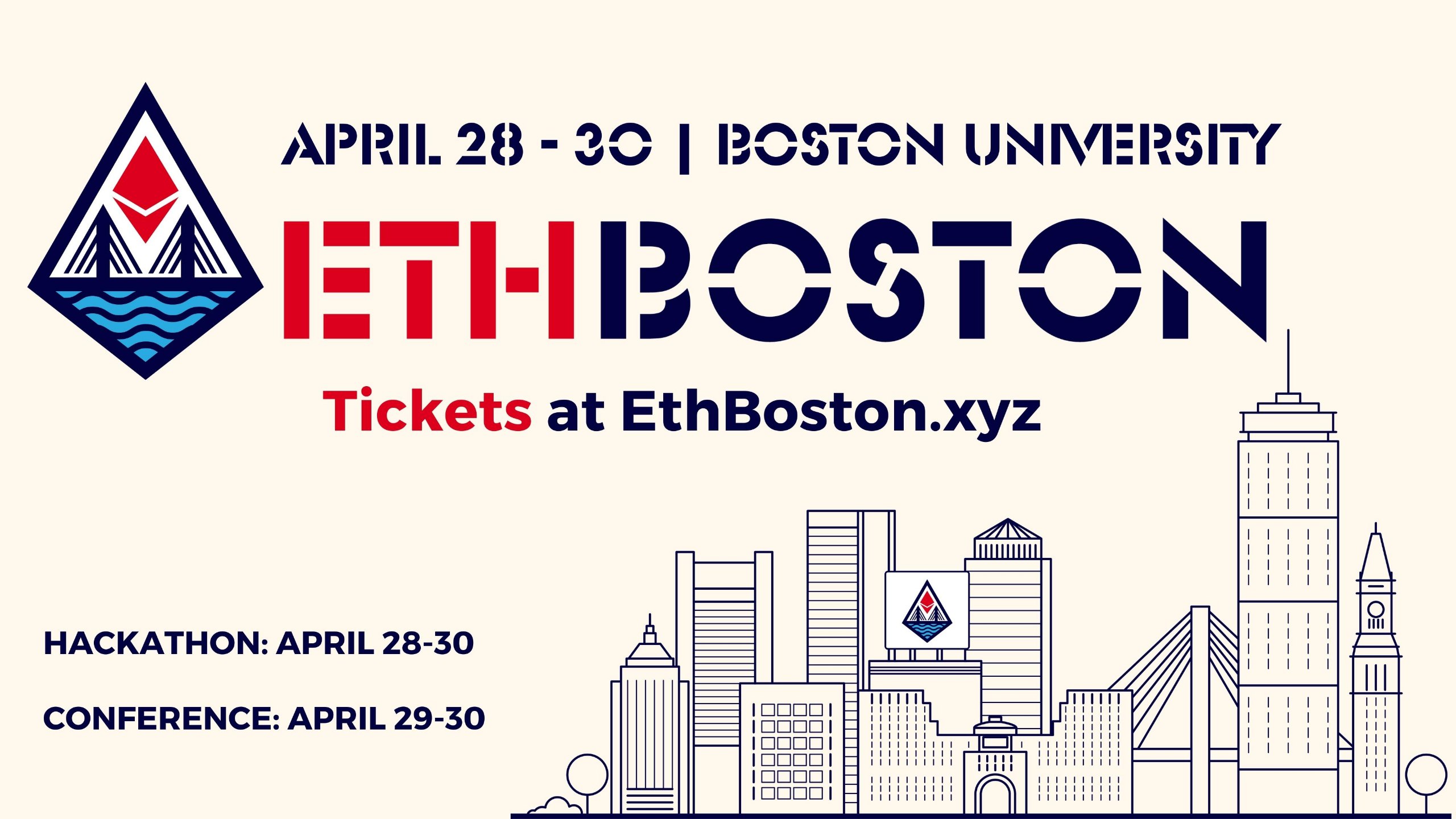 Read more about the article ETH Boston Conference and Hackathon Returns April 28-30 at Boston University – Press release Bitcoin News