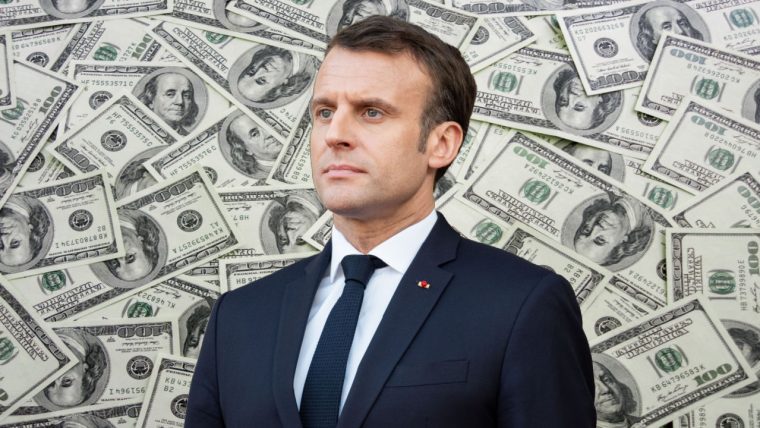 emmanuel macron america  dollar