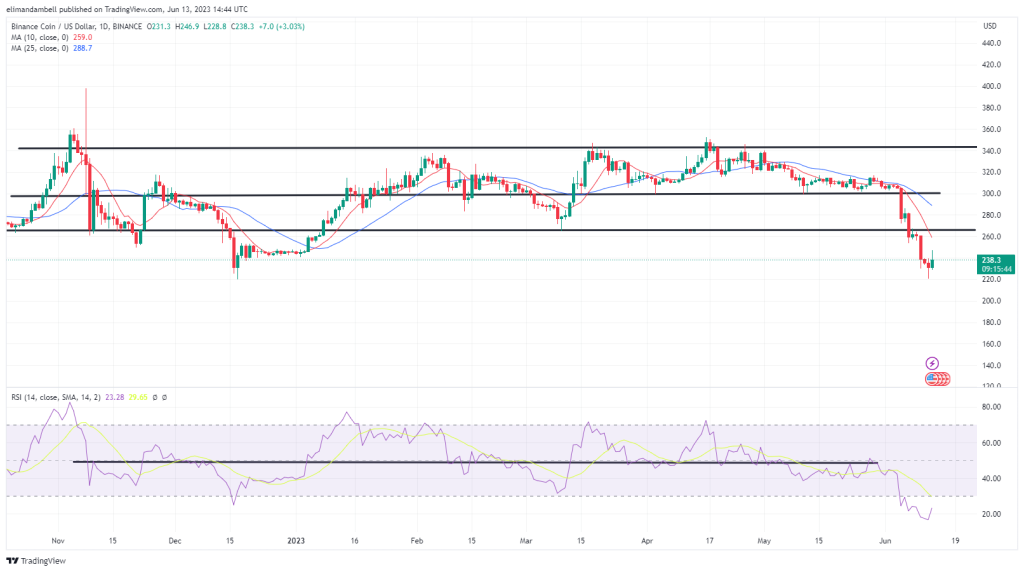 Biggest Movers: BNB Snaps Losing Streak, Surging Back Above $240