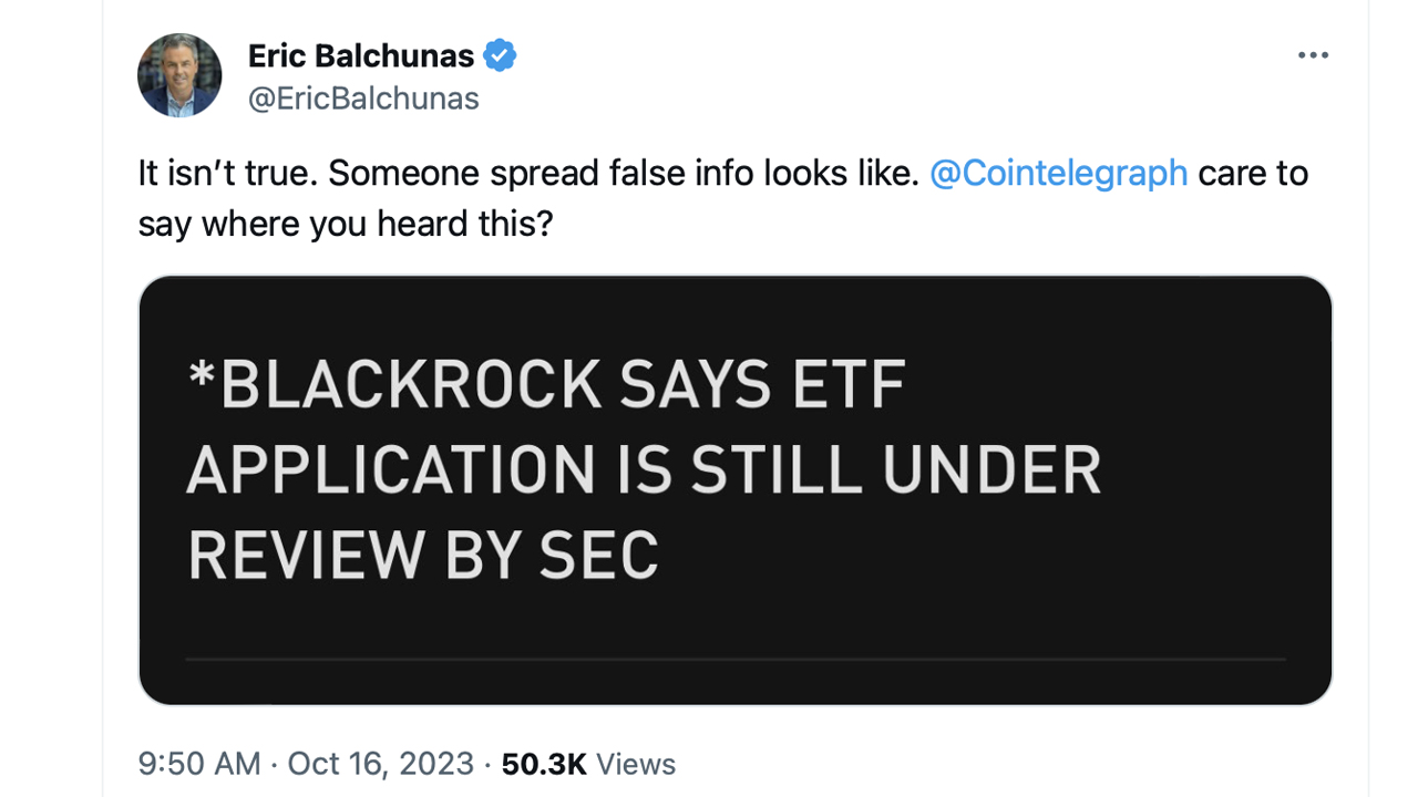 Bitcoin Surges on Fake Blackrock ETF Approval News: Misinformation Ripples Through Crypto Markets