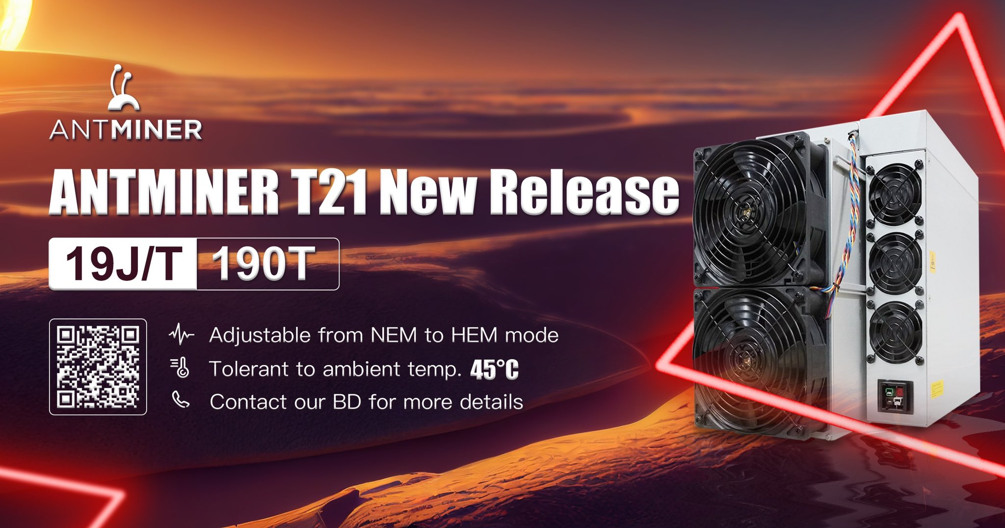 Bitmain Unveils New T21 Bitcoin Miner; Offers BTC Fluctuation Protection Plan