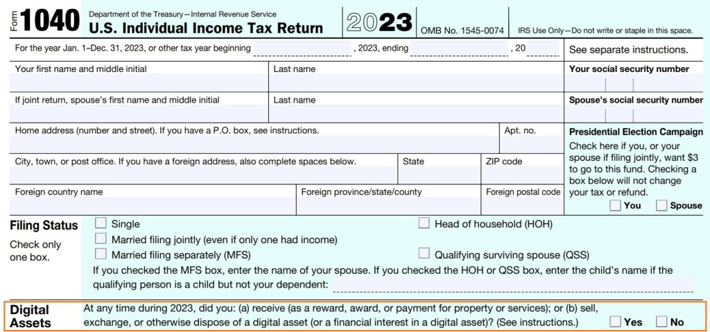 IRS Revises Digital Asset Question on Tax Forms – Taxes Bitcoin News