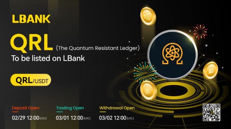 LBank Exchange Will List The Quantum Resistant Ledger (QRL) on March 1, 2024
