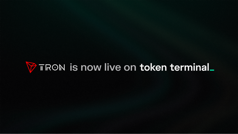 TRON Network Integrated With Token Terminal