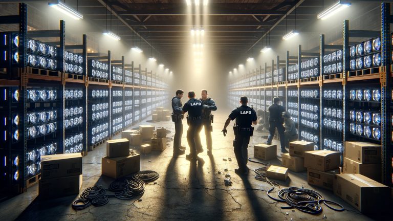 LAPD Recovers .9 Million Worth of Stolen Bitcoin Mining Rigs, Suspects in Custody