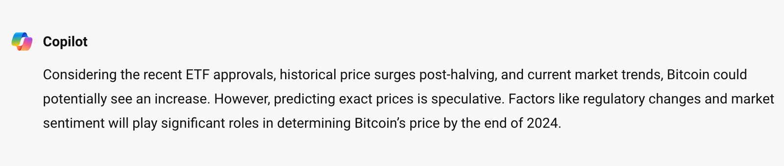 7 Chatbots de IA Predicen el Precio del Bitcoin Post-Halving; Ven $80K-$100K al Final del Año 7 Chatbots de IA Predicen el Precio del Bitcoin Post-Halving; Ven $80K-$100K al Final del Año