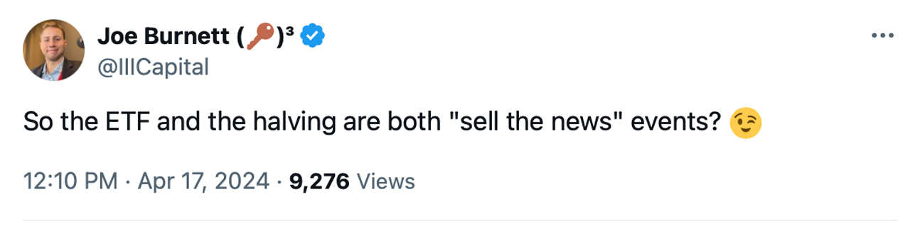 Un Regard sur Comment le Halving de Bitcoin Peut Déclencher des Réactions de 'Vendre la Nouvelle' ou 'Vendre la Rumeur'