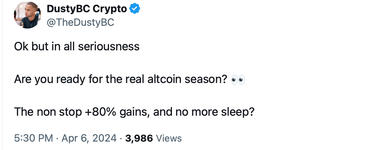 ¿Es Tiempo Para que las Altcoins Brillen? Analista Predice Cambio en la Dinámica Crypto ¿Es Tiempo Para que las Altcoins Brillen? Analista Predice Cambio en la Dinámica Crypto