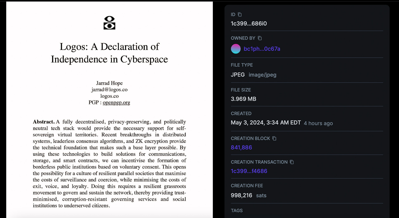 Marathon Establece Nuevo Récord al Minar el Mayor Bloque de Bitcoin, Mostrando el Manifiesto de Logos Marathon Establece Nuevo Récord al Minar el Mayor Bloque de Bitcoin, Mostrando el Manifiesto de Logos
