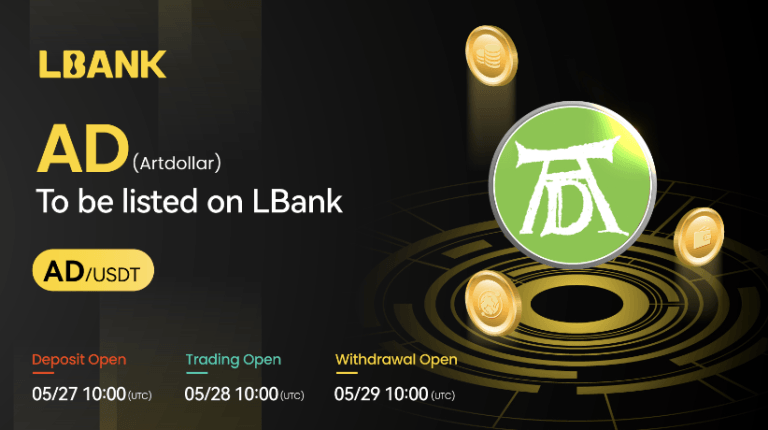 Artdollar (AD) Is Now Available for Trading on LBank Exchange