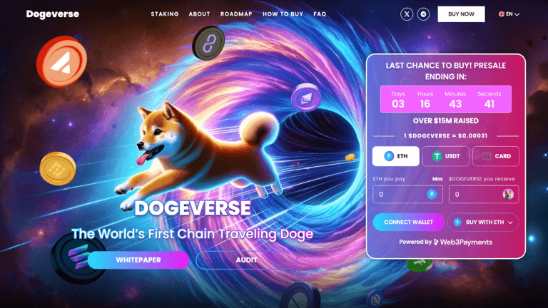 Dogeverse Presale Enters Final 3 Days After Raising M, Analysts Forecast Big Gains in June