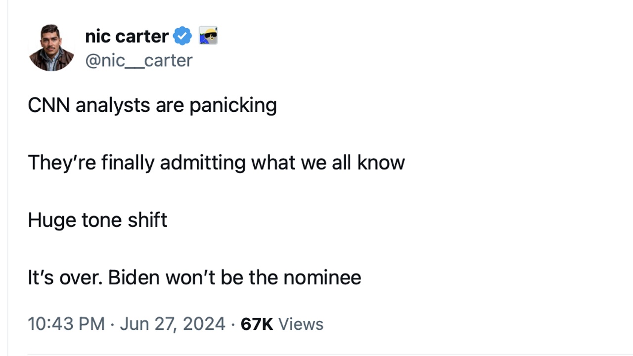 39% Chance of Dropping Out — Joe Biden's Debate Stumbles Fuel Prediction Market Betting 39% Chance of Dropping Out — Joe Biden's Debate Stumbles Fuel Prediction Market Betting