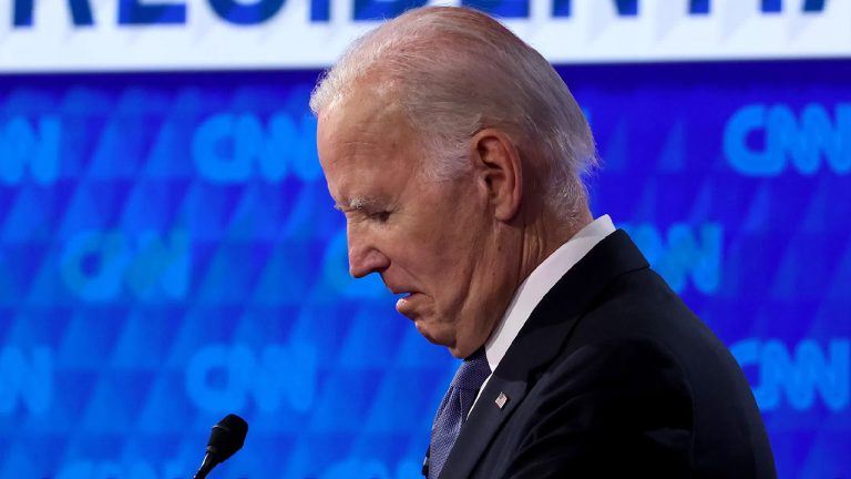 Polymarket Bet connected  Biden Dropping Out Rises to 47% arsenic  Camp David Retreat Fuels Speculation