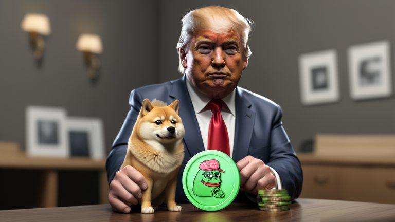 Meme Coin Meltdown: Presidential Tokens TRUMP and BODEN Tumble Amid Market Slump crypto