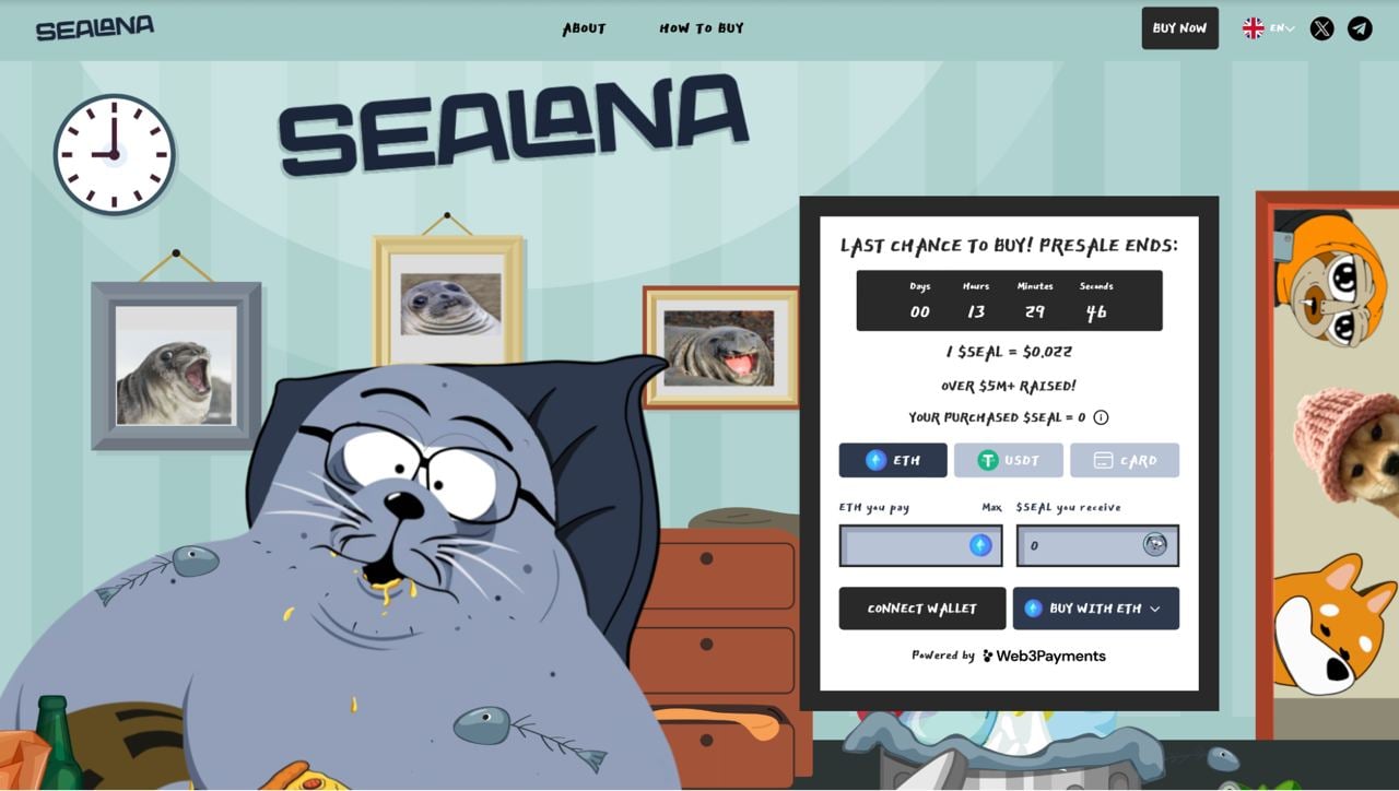 Sealana Presale Ends Today: Last Chance To Buy Tokens Are Analyst Predicts It Could 10X