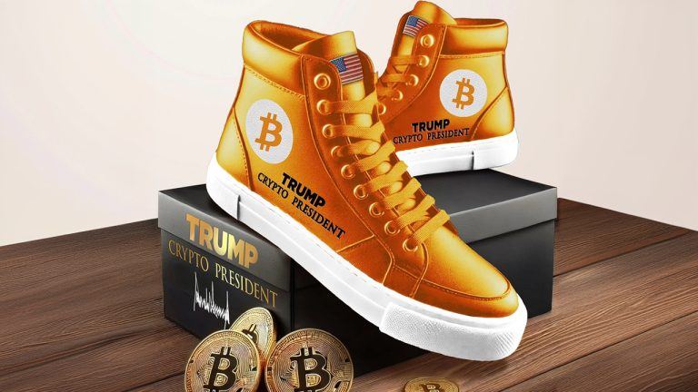 ‘Crypto President High Tops’ — Trump Reveals Limited Edition Bitcoin Sneakers