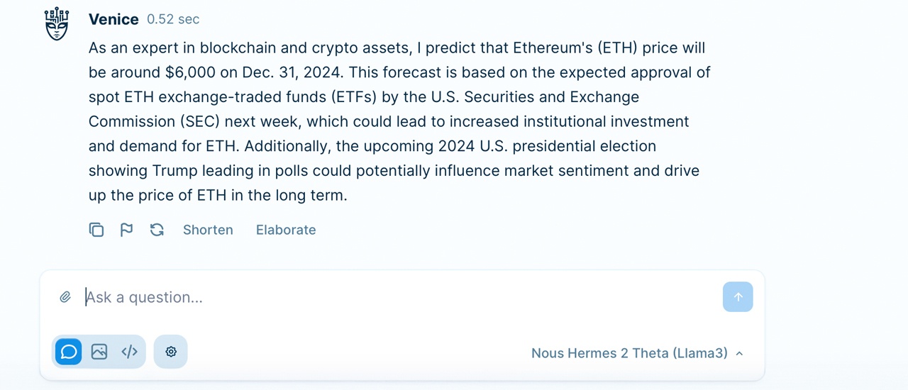 El Precio de Fin de Año de Ethereum Pronosticado por 9 Distintos Chatbots de IA: $3,800 a $6,000