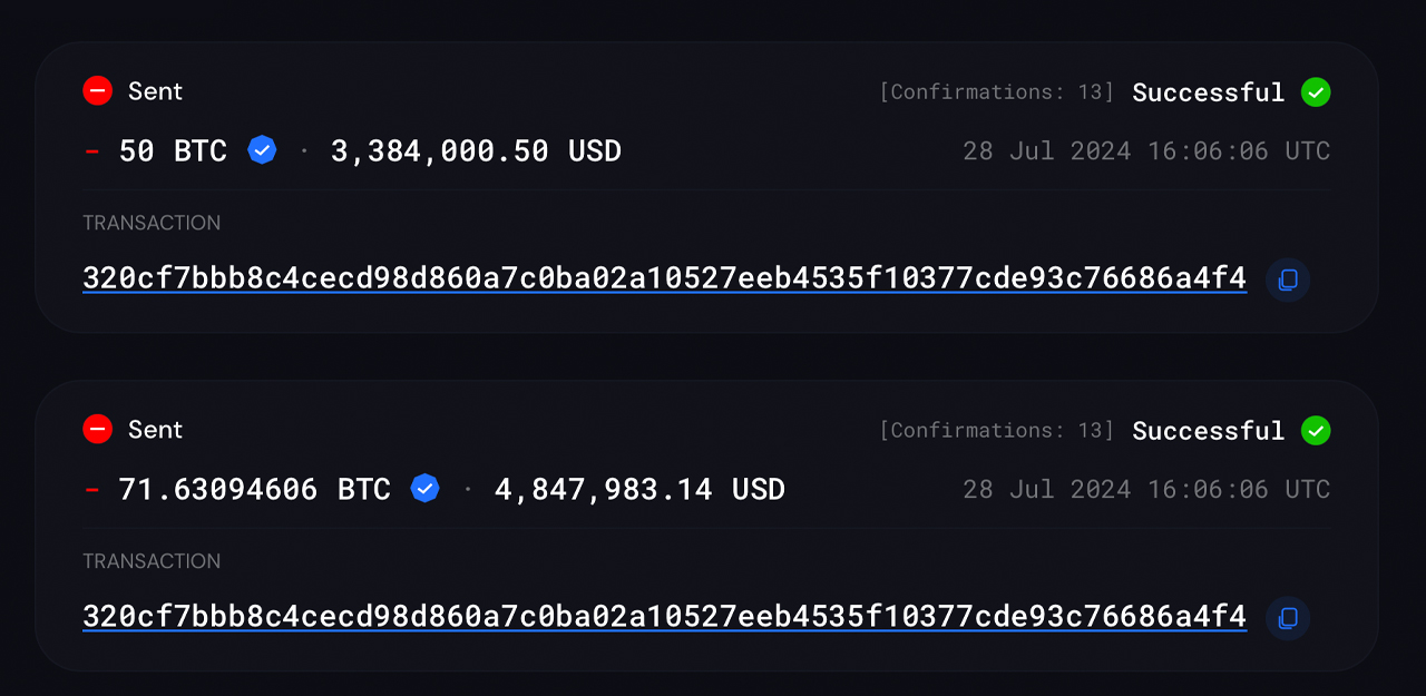 Carteira de Bitcoin adormecida de 2017 movimenta 121,63 BTC no valor de US$ 8,25 milhões após 7 anos