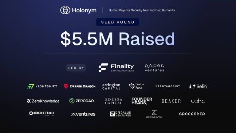 Holonym Foundation Emerges With .5 Million Seed Funding to Provide Global Digital Personhood With Human Keys