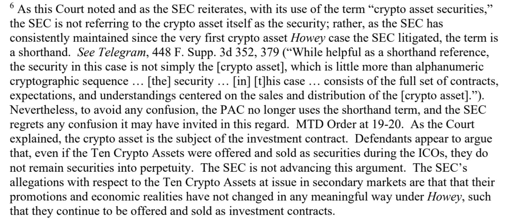 SEC сожалеет о путанице по поводу «ценных бумаг криптовалютных активов» — мнение Ripple и Coinbase