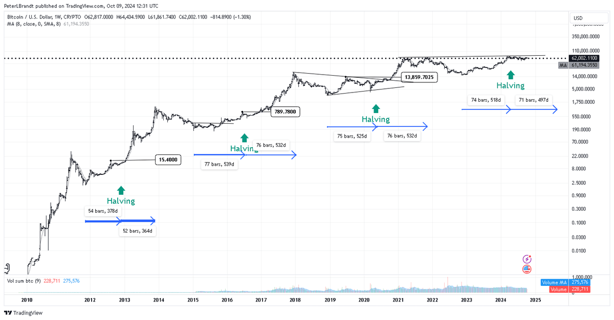 Previsione rialzista di Peter Brandt sul Bitcoin: 135K entro il 2025, ma 48K è la linea di confine Previsione rialzista di Peter Brandt sul Bitcoin: 135K entro il 2025, ma 48K è la linea di confine