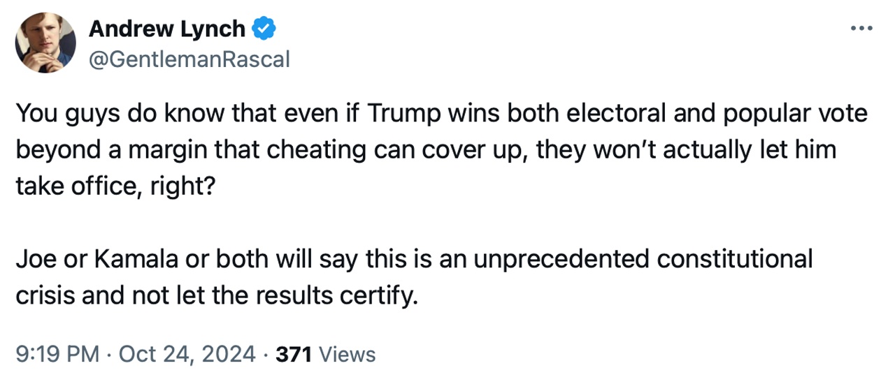 ¿Podría bloquearse la victoria de Trump en 2024? La pregunta de '¿Le dejarán ganar?' crece ¿Podría bloquearse la victoria de Trump en 2024? La pregunta de '¿Le dejarán ganar?' crece
