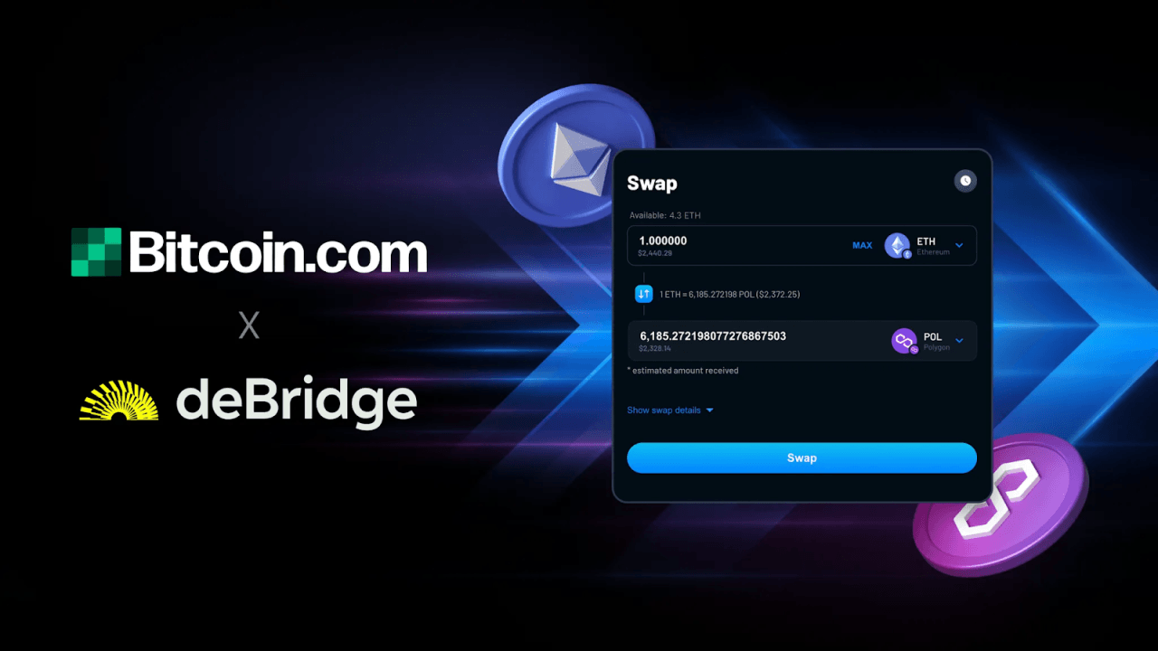 Bitcoin.com Enhances Cross-Chain Swaps on Verse DEX With deBridge 