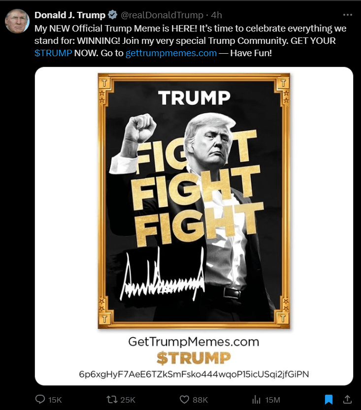 해킹? 도널드 트럼프, 취임 며칠 전 메모코인 출시 해킹? 도널드 트럼프, 취임 며칠 전 메모코인 출시