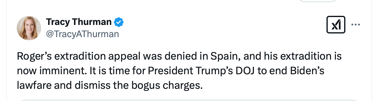 Roger Ver’in Hukuki Mücadelesi Yoğunlaşıyor: İspanya Temyizi Reddetti, Trump Müdahaleye Çağrıldı Roger Ver’in Hukuki Mücadelesi Yoğunlaşıyor: İspanya Temyizi Reddetti, Trump Müdahaleye Çağrıldı