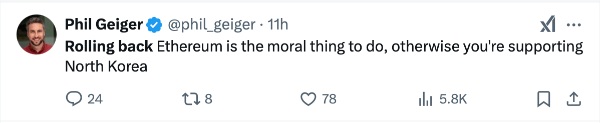 El Robo de $1.4B de Ethereum: ¿Revertir el Blockchain o Enfrentar las Consecuencias? El Dilema de Vitalik de 2016 Vuelve El Robo de $1.4B de Ethereum: ¿Revertir el Blockchain o Enfrentar las Consecuencias? El Dilema de Vitalik de 2016 Vuelve