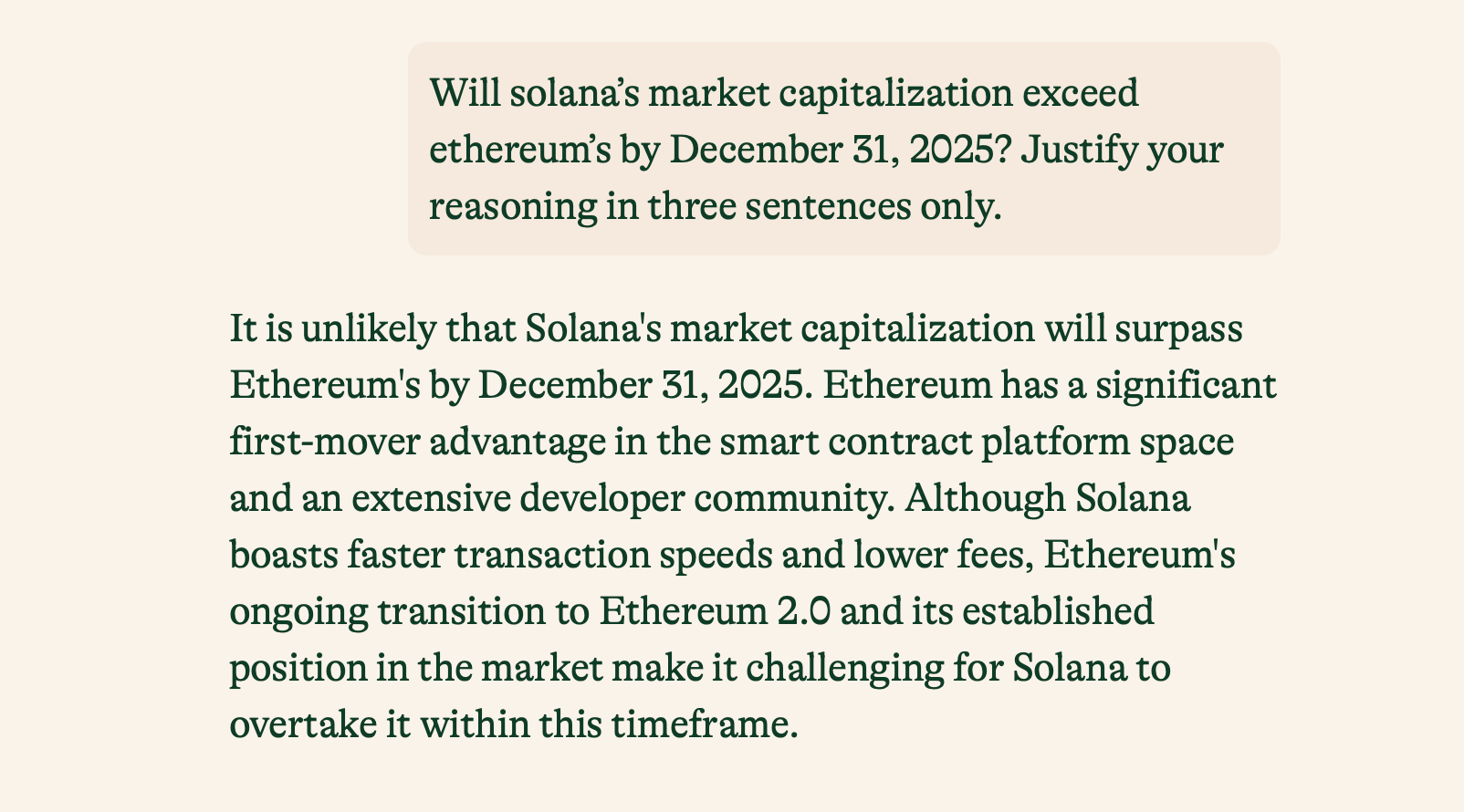 Crypto Showdown: Solana vs. Ethereum – What 11 AI Chatbots Predict for 2025