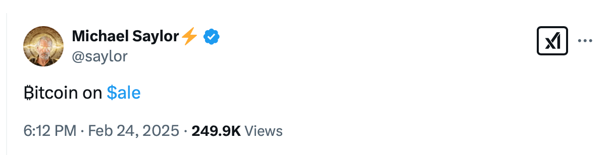 Trumps Tollmanøver Ryster Markedene: Bitcoin Faller til en Intradag Bunn på $91,362 Trumps Tollmanøver Ryster Markedene: Bitcoin Faller til en Intradag Bunn på $91,362