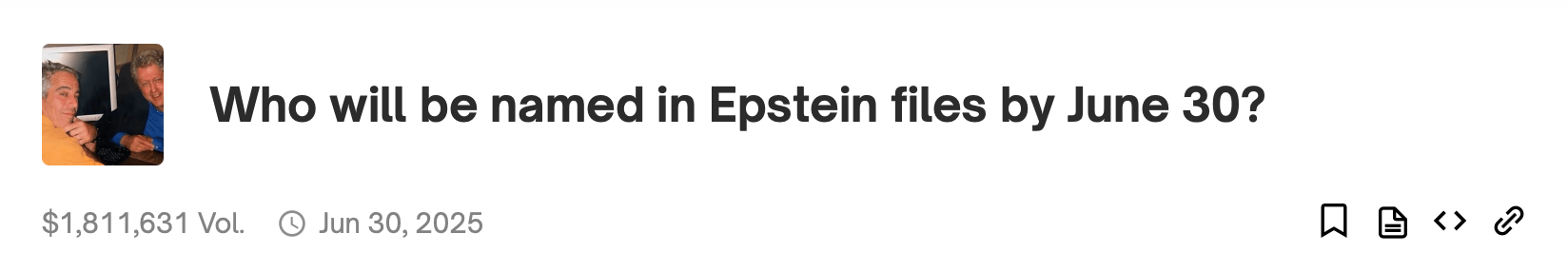 2025 Epstein-filer anfægtet mens Polymarket-spillere jagter sandheden 2025 Epstein-filer anfægtet mens Polymarket-spillere jagter sandheden
